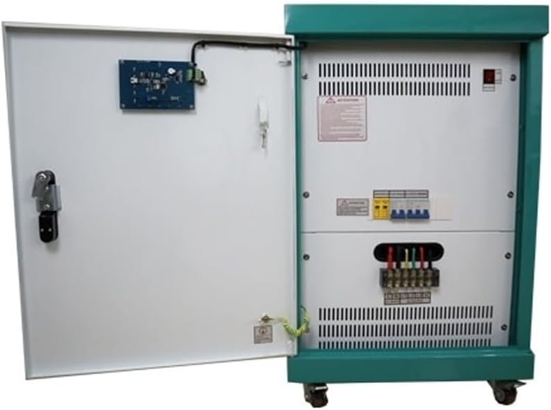 ATO 20HP Single Phase to Three Phase Converter, Single Phase 480V 60Hz to 3 Phase 480v 60Hz, 15kW Static Phase Converter with LCD/LED Display, Pure Sine Wave IPM SVPWM Industrial Power Converter