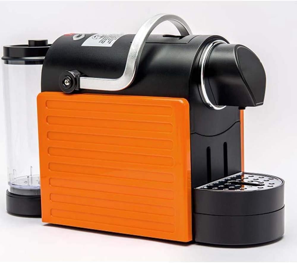 Coffee Machines Fully Automatic Coffee Machine Espresso Machine Home Office One-Button Start 37x13x22cm (Orange)