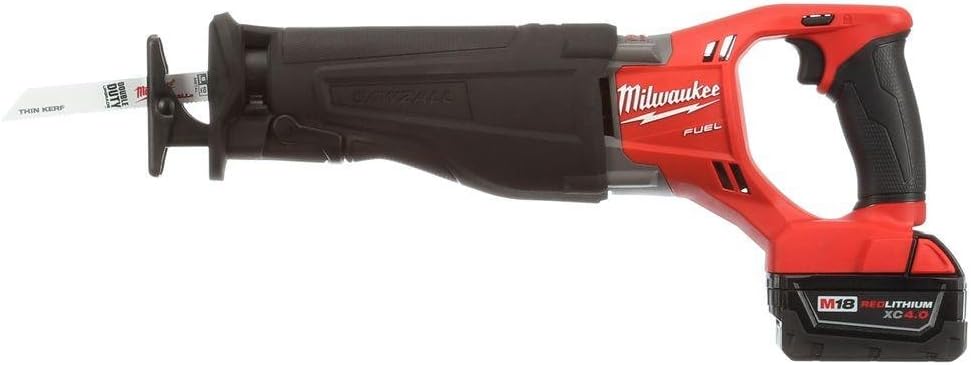 Milwaukee 2720-21 M18 Fuel 18-Volt Lithium-Ion Brushless Cordless Sawzall Reciprocating Saw Kit