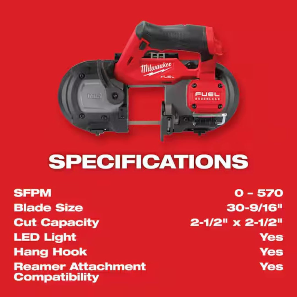 Milwaukee Electric - M12 Fuel Compact Band Saw