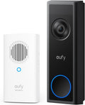 eufy Security Video Doorbell C31 with Add-on Chime, 2K FHD, Battery or Hardwire Powered, Easy to Install, Live Video Call, 24/7 Recording, Human & Motion Detection, HomeBase S380 Compatible