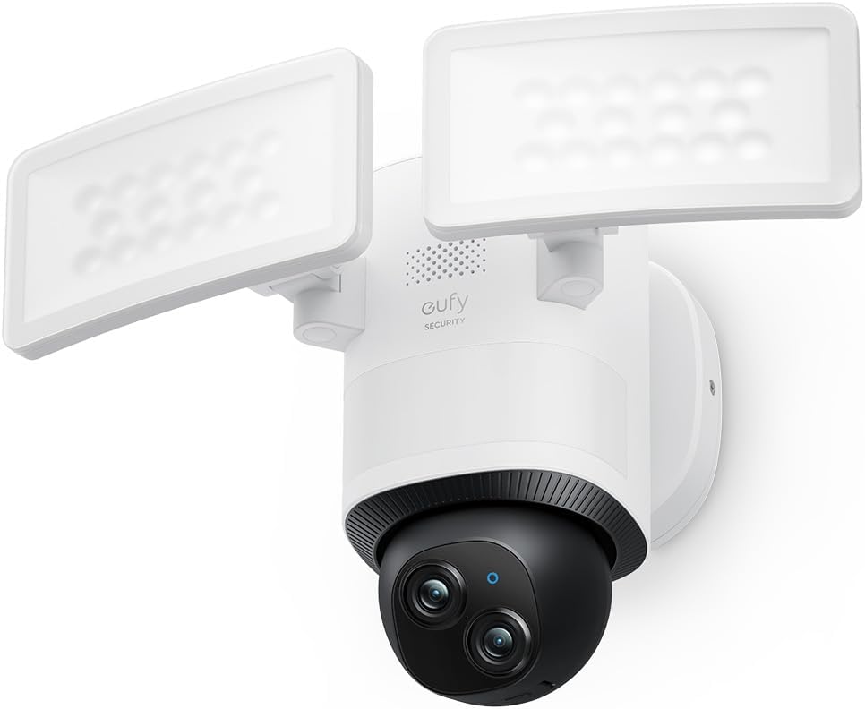 eufy Security Floodlight Camera E340 Wired HomeBase S380 (HomeBase 3)