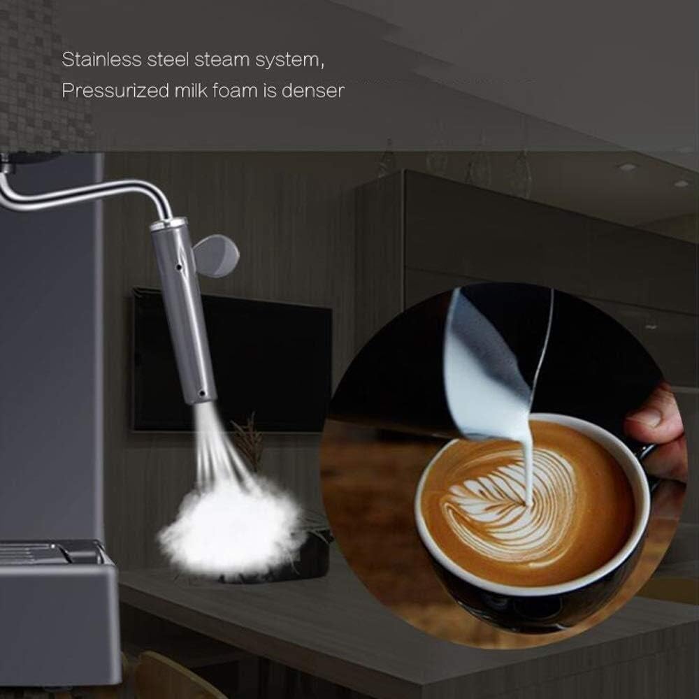 Coffee Machine Coffee Machine Semi-Automatic Pump 15Bar High Pressure Extraction Double Independent Thermostat Preheating 1.25L