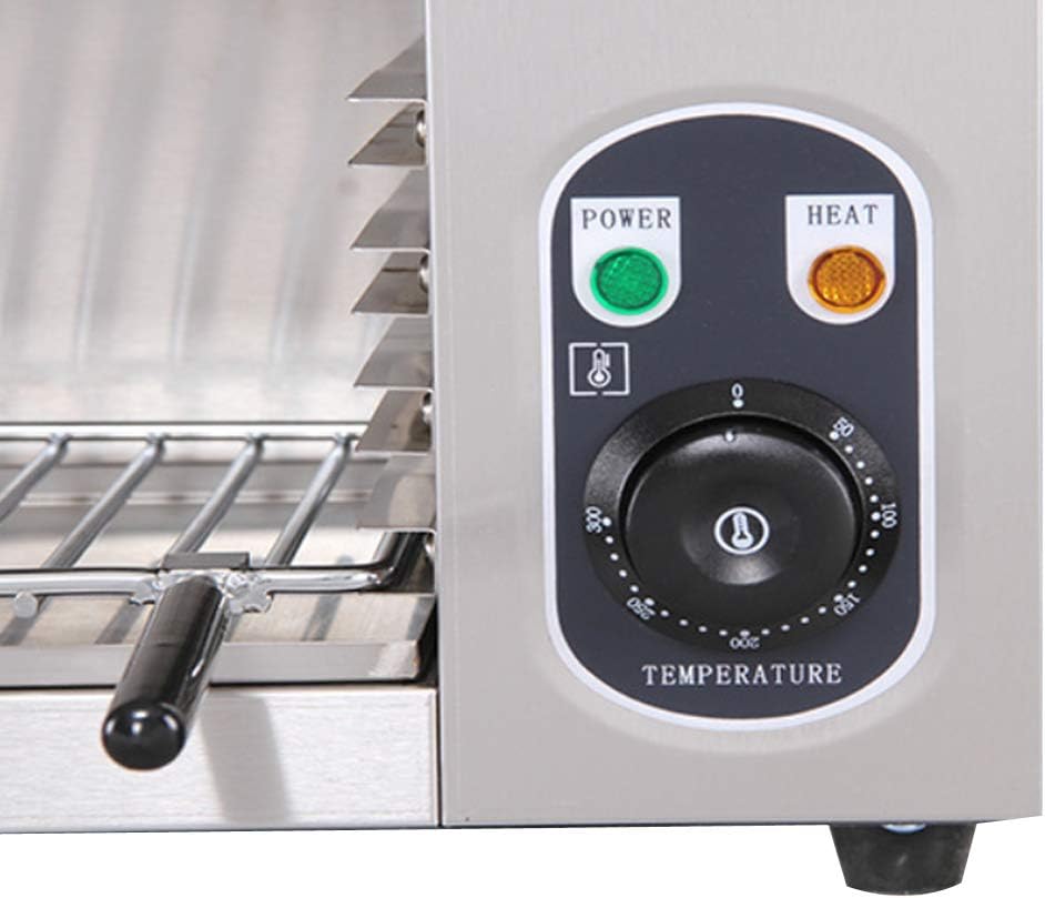 CNCEST Cheese Melter Electric Cheesemelter 2000W Salamander Broiler BBQ Gril Countertop Electric oven Raclette Grill,Grilling Tool for Home Commercial Kitchen Use