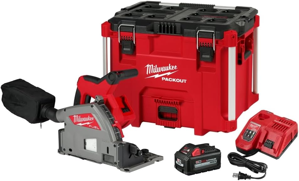 Milwaukee 2831-21 M18 FUEL 18V 6-1/2' Cordless Li-Ion Plunge Track Saw Kit