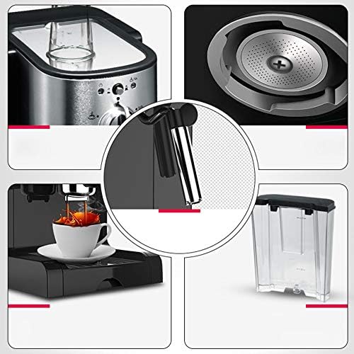 Coffee Machine Coffee Machine Espresso Coffee Maker Machine Electric Semi-Automatic High Pressure Extraction/Double Temperature Control