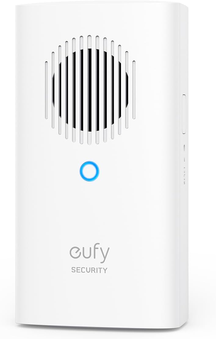 eufy Security Video Doorbell E340 (Battery Powered with Extra Backup) with Chime, Uninterrupted Use with Rechargeable Battery, Dual Cameras, 2K Full HD, No Monthly Fee