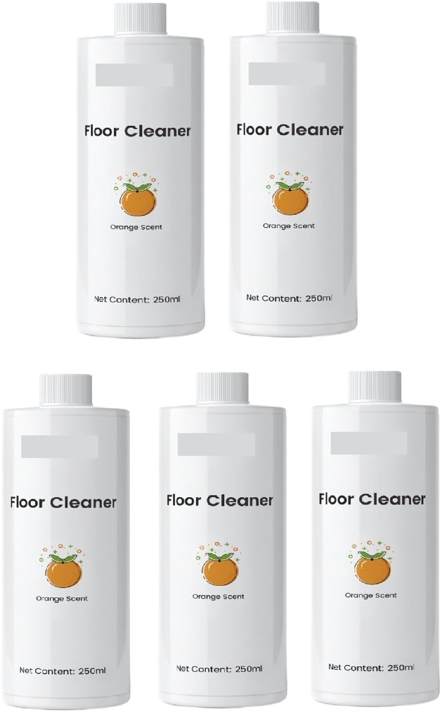 250ml Vacuum Cleaner Cleaning Solution, Compatible For Lefant ，M3 M3L LS100，Floor Cleaning Solution For Robotic Vacuum Cleaners(5pcs)