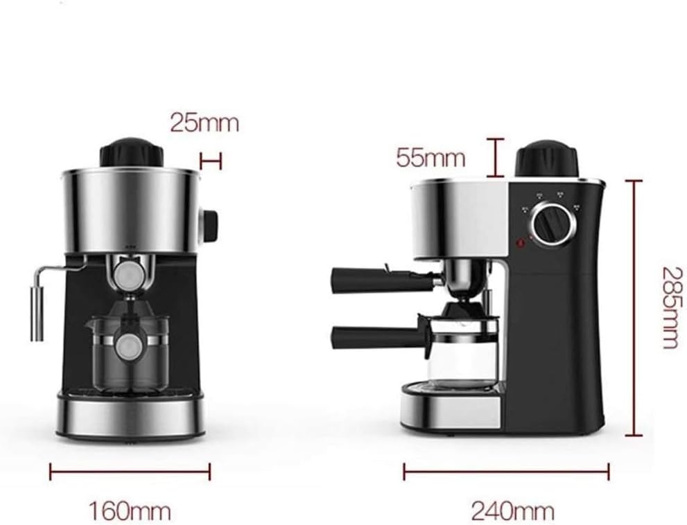 Coffee Machine Coffee Maker Machine Ground Coffee with Fast Brewing Technology, Single Cup for Coffee Machine, Small Cup Coffee Machine, Automatic Closing Function
