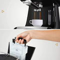 Coffee machine Coffee Machine Electric Coffee Machine Household And Commercial Italian Full Semi-Automatic Small Steam Milk Foam Express Manual Coffee Machine 1.2 L 850W Black