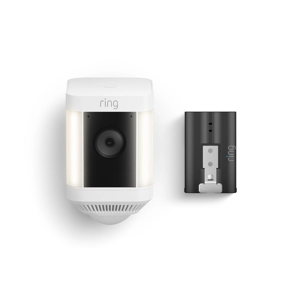 Ring Spotlight Cam Plus, Battery with extra Quick Release Battery