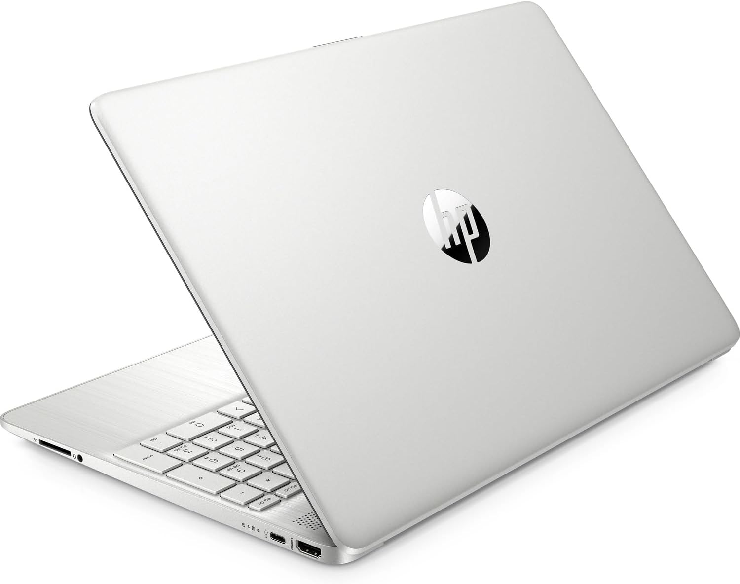 HP Laptop 15.6 Inch Full HD Intel Core i3 8GB DDR4 RAM 256GB SSD Numeric Keypad Keyboard Fingerprint Reader 720p Camera SD Card Reader Windows 11 Home S, 15-dy2131wm Natural Silver Notebook (Renewed)