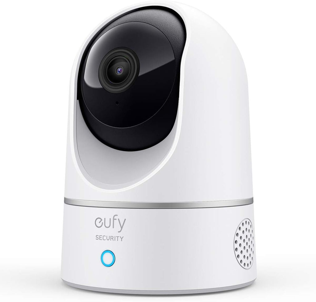 eufy Security Indoor Cam E220, Pan & Tilt, Indoor Security Camera Floodlight Camera E340 Wired, 360° Pan and Tilt