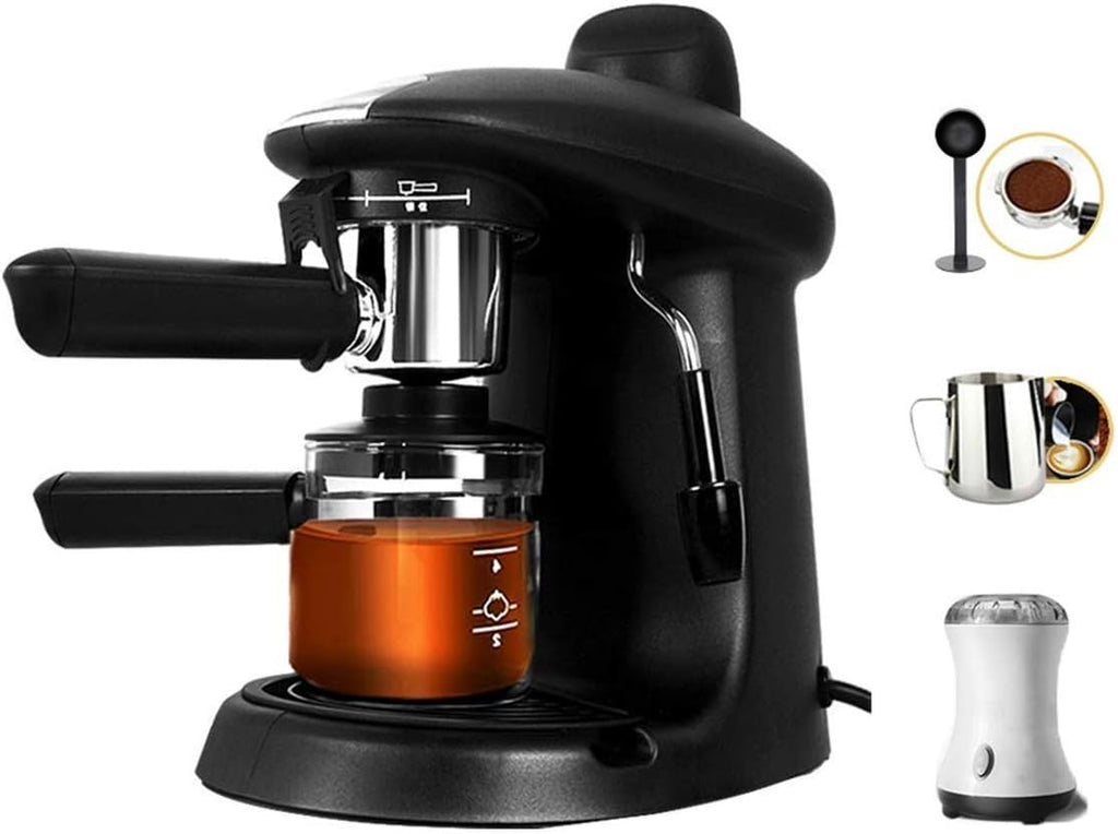 Coffee Machine Coffee Machine Espresso Machine,5 Bar Pressure Pump,730W Coffee Maker 250Ml, Bar Ista Style Coffee Machine,Black