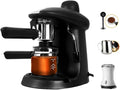 Coffee Machine Coffee Machine Espresso Machine,5 Bar Pressure Pump,730W Coffee Maker 250Ml, Bar Ista Style Coffee Machine,Black