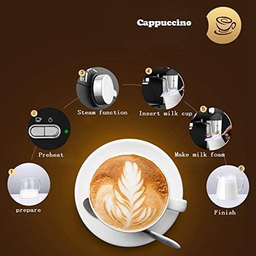 Coffee Machine Coffee Machine, Espresso Coffee Machine Semi-Automatic Coffee Maker, Cappuccino Moka Milk Frother Foamer High-Pressure, 20Bar, Gifts Compatible with Coffee Lovers