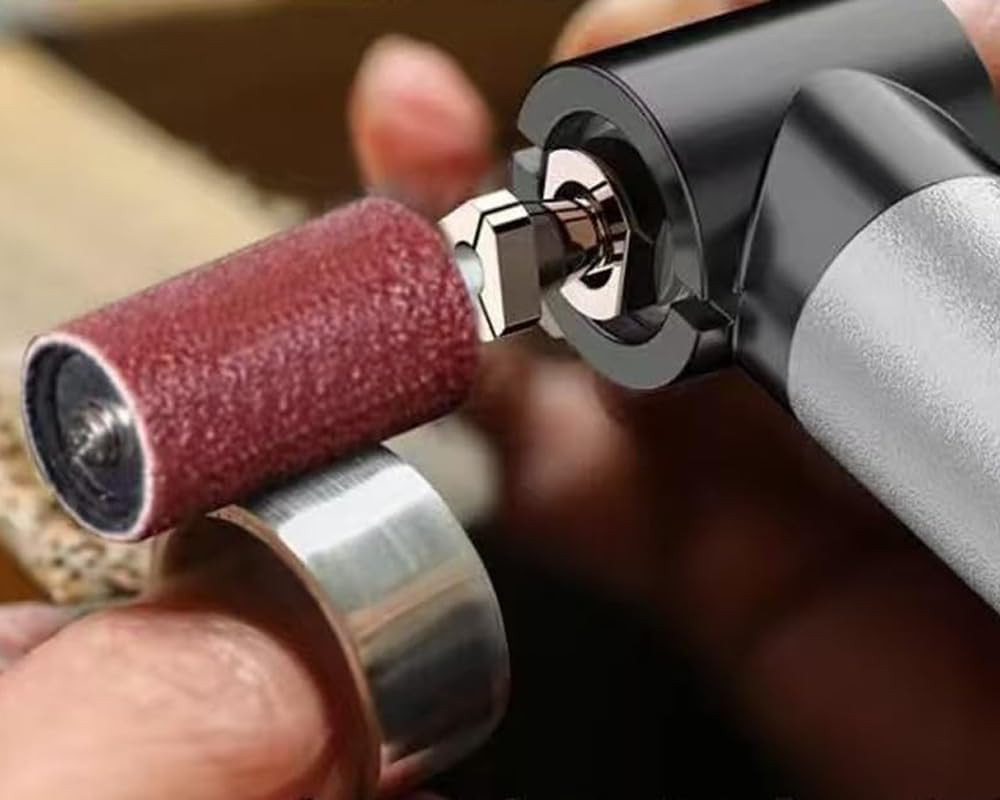 1000W Hanging Flex Shaft Die Grinder Sander Polisher Rotary Tool, Foot Pedal Control, Extendable Polising Handle, Forward and Reverse Rotation