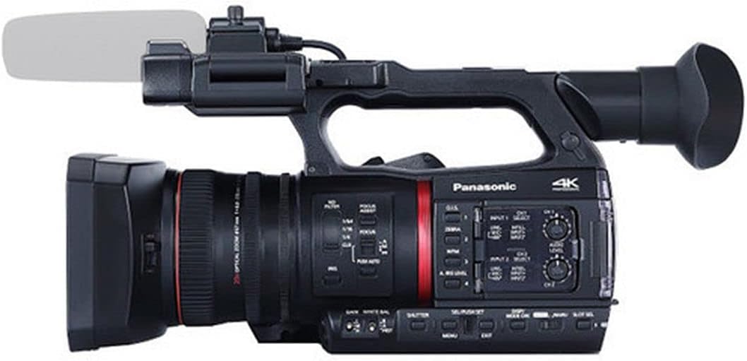 Panasonic AG-CX350 4K Professional Video Camcorder with 32GB SanDisk Memory Card + UV Fliter + ZeeTech Accessory Bundle