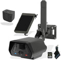 TACTACAM Defend Cellular Security Camera Bundle – Solar Panel + Rechargeable Battery + 32GB SD Card – 4G LTE No WiFi Needed – Wireless Outdoor Camera for Remote Property, Cabin, Ranch, Job Site