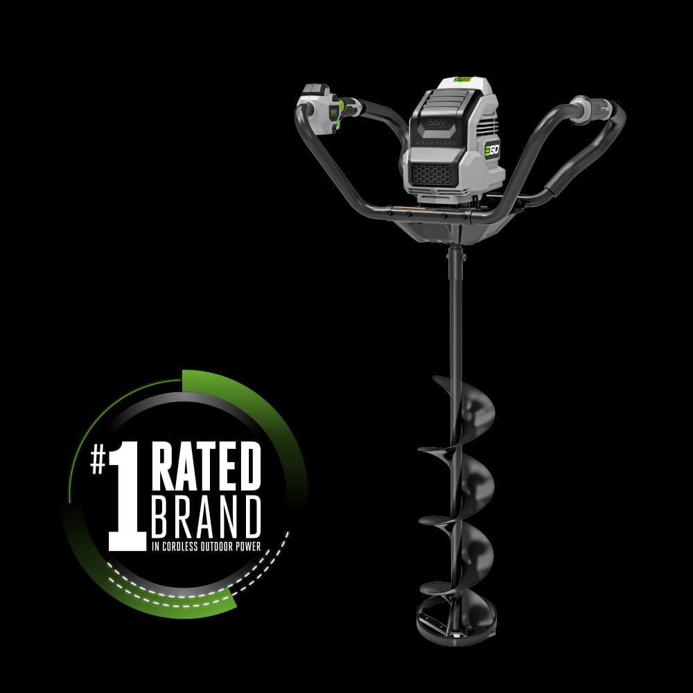 EGO Power+ 8' Auger, Electric Ice Auger for Ice Fishing, Battery and Charger Not Included - IG0800