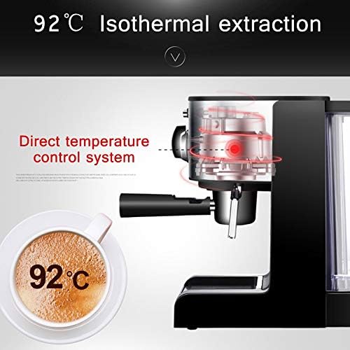 Coffee Machine Coffee Machine Espresso Coffee Maker Machine Electric Semi-Automatic High Pressure Extraction/Double Temperature Control