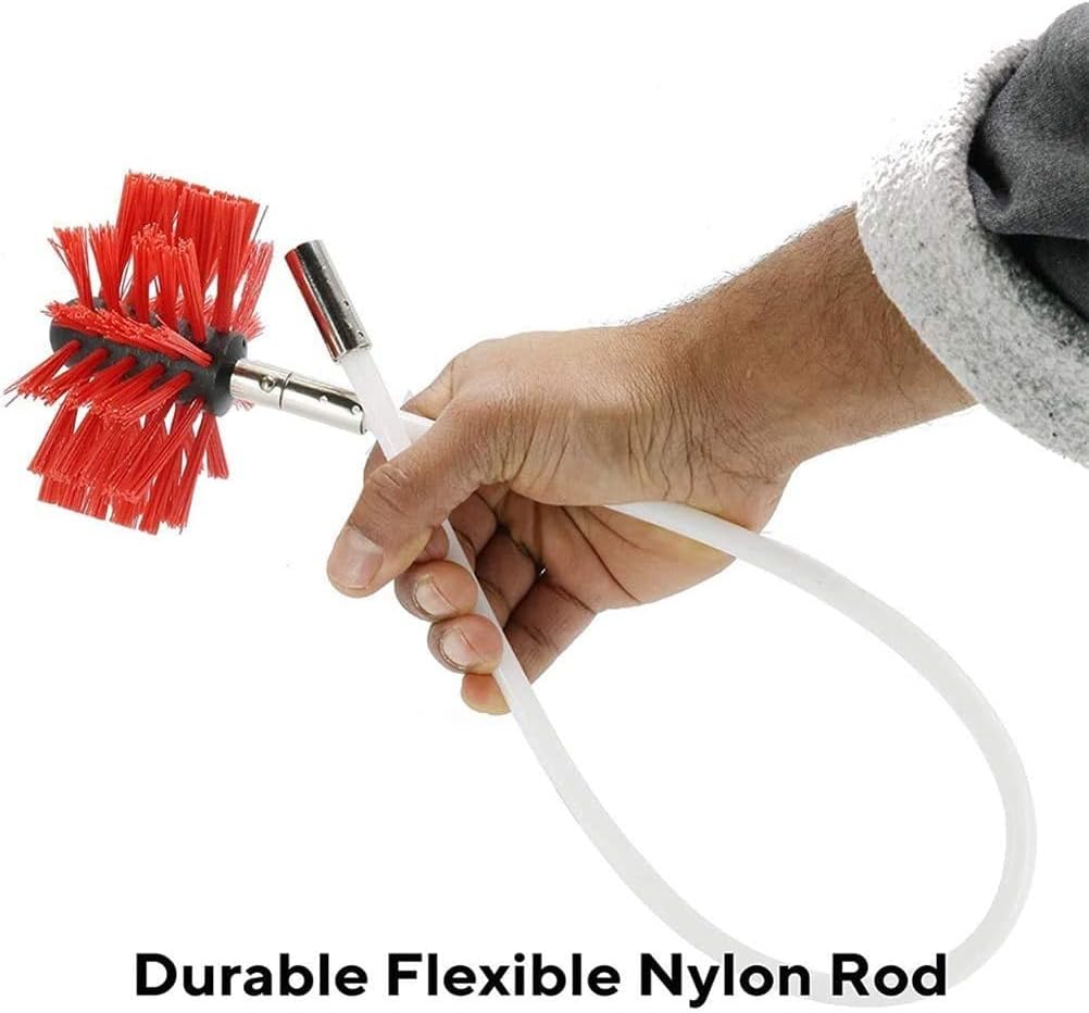 chimney sweep kit Chimney Sweep Kit , Chimney Dryer Duct Cleaner And Rods Kit Electrical Rotary Drill Drive Sweeping Cleaning Tool, Used With Or Without A Power Drill,410 Mm,12 Rods ( Color : 15 Rods