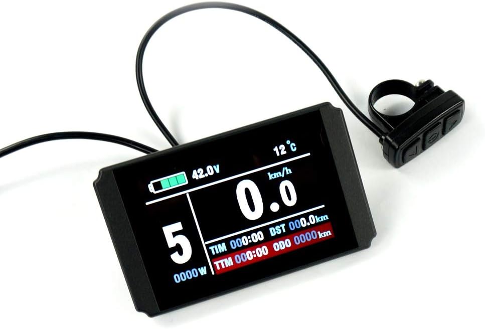 NBPOWER USA FreeShipping !High Power e Bike kit 52v 2000W Electric Bike Conversion kit with KT 40A Sine Wave Controller,KT LCD8H Color Display, 7 Speed flywheel