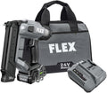 FLEX 24V Brushless Cordless 18 Gauge Brad Nailer Kit, Zero Ramp-up, 3 Nails/Sec, Light-Duty Decorative Trim, Drives 5/8' to 2-1/8', Lightweight w/ 2.5Ah Battery & 160W Fast Charger - FX4331-1A