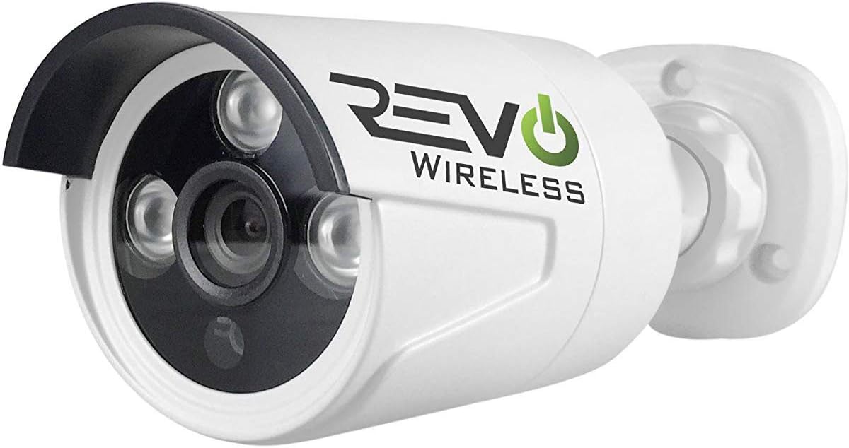 Revo America Wireless 4 Ch. NVR Surveillance System with 4 HD Wireless Bullet Cameras
