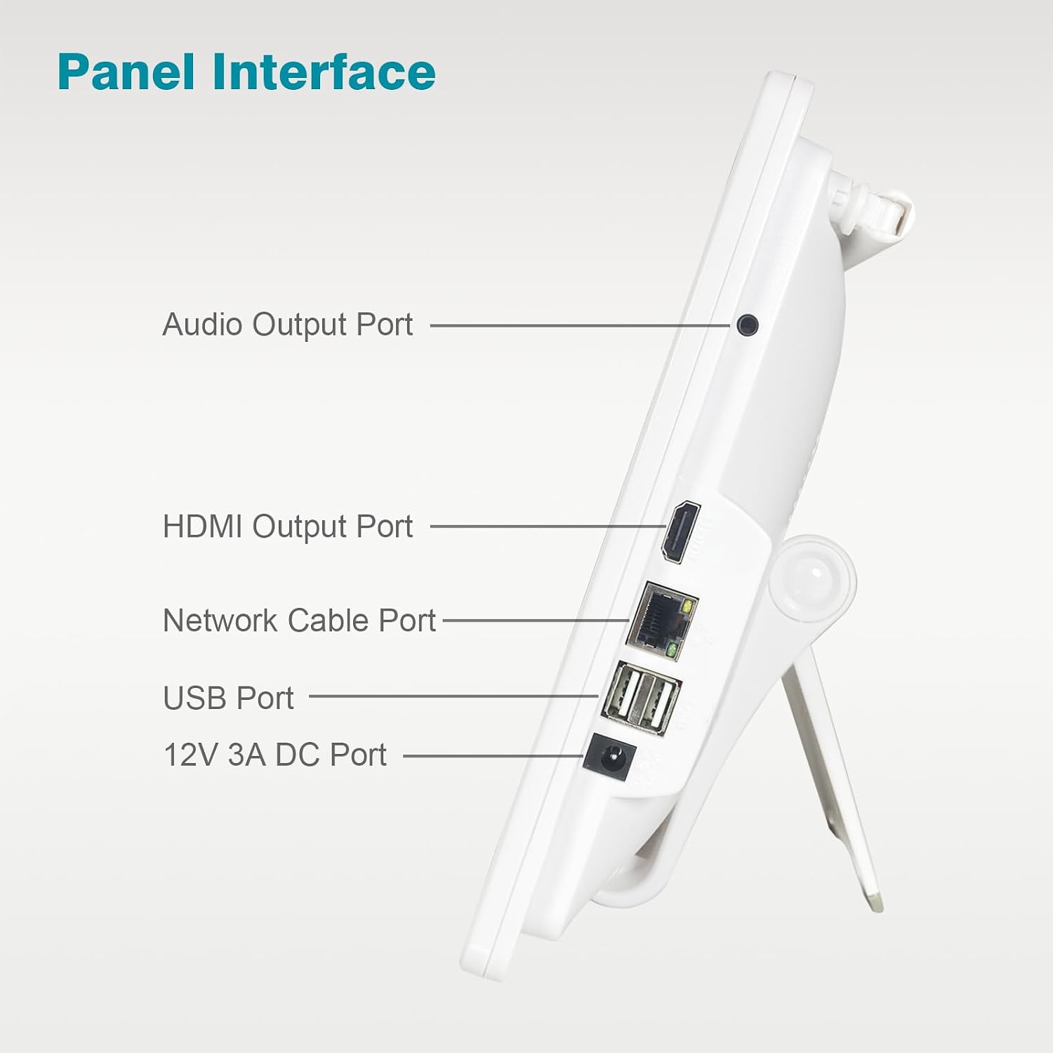 Wireless Security Camera System with 12' Monitor, Human Detection, Floodlight, Siren Alarm, 2-Way Audio, 4PCS 5MP Camera, Expandable 16CH NVR, Home Business Surveillance, 3TB HDD