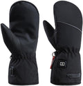 Winter Thermal Ski Cycling Heating Glove Men Women Electric Heated Gloves with 2pcs Battery Hand Warmer Mitten