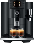 Jura E8 Automatic Coffee Machine with 17 Coffee Specialties, 3.5-Inch Color Display, and 3D Brewing Technology (Piano Black)