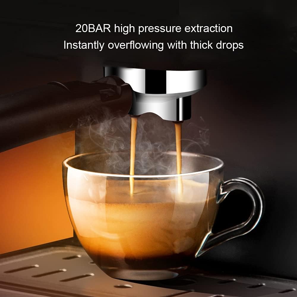 Coffee machine Coffee Machine Coffee Maker Small Coffee Machine For Home Use Semi-Automatic Pulling Steam Type Milk Frother Espresso Machine Stainless Steel