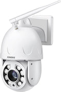 5MP 30X Optical Zoom WiFi Security PTZ Camera Wireless Wired CCTV Surveillance with Onvif Two Way Audio, Motion Detection Auto Tracking, Color Night Vision 330ft
