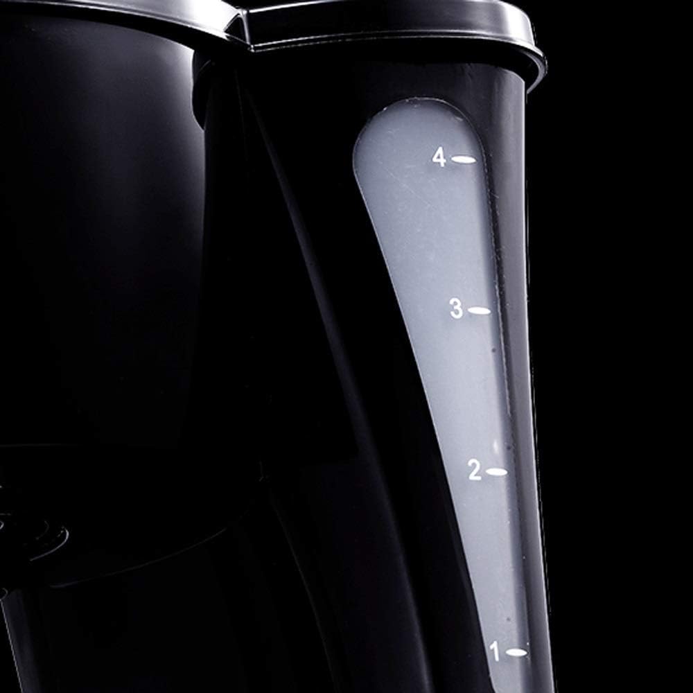 Coffee Machine Coffee Machine, Coffee On The Go Filter Coffee Machine Black and Brushed Stainless Steel Coffee Maker,Filter Coffee Machine with Insulated Jug, Black