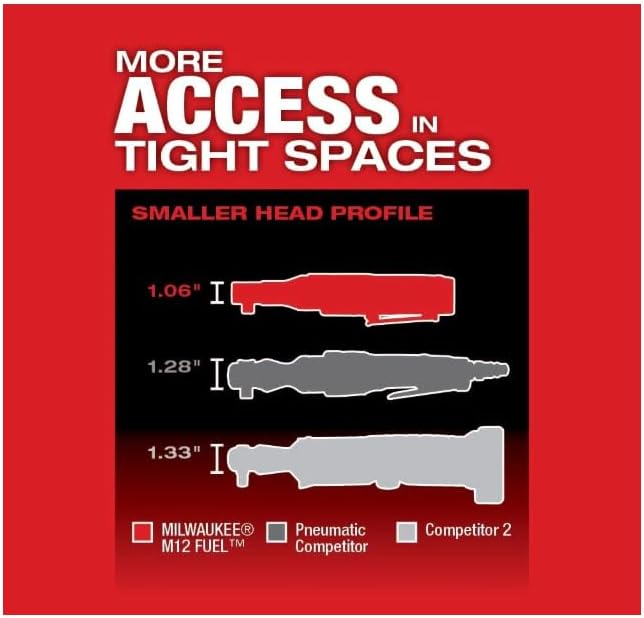 Milwaukee 2557-20 M12 Fuel 3/8' Ratchet (Bare Tool)