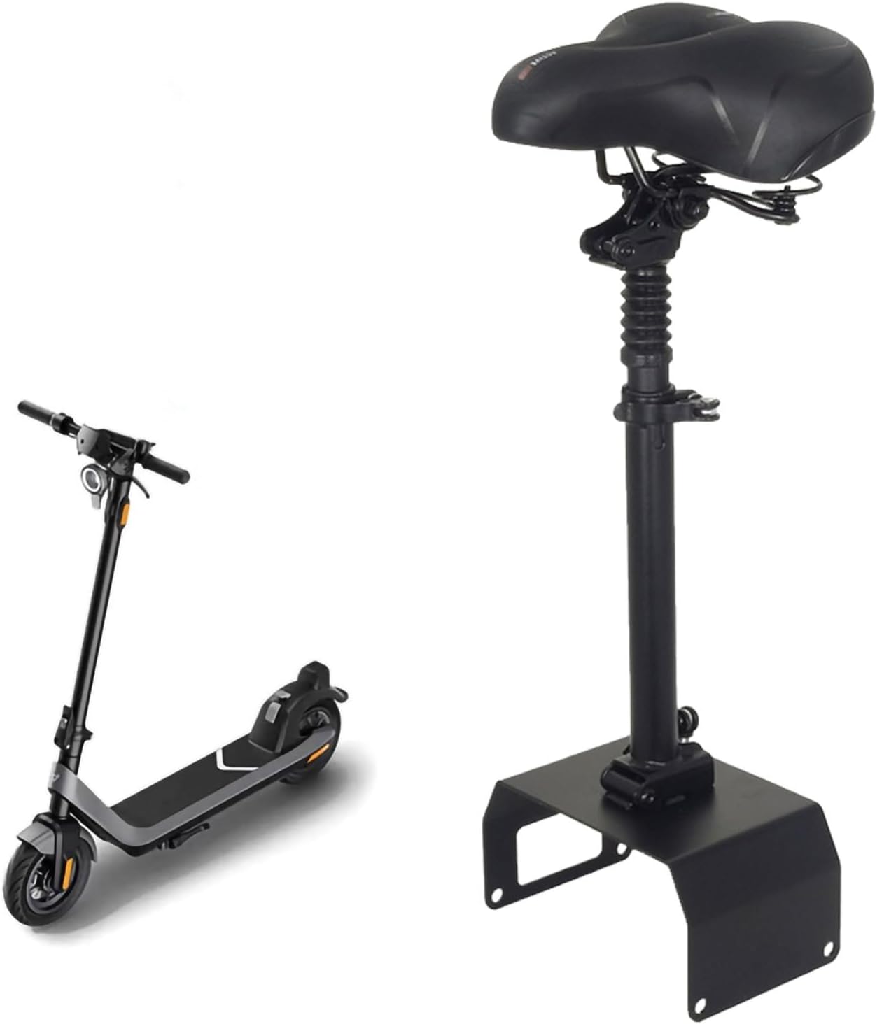 Electric Scooter Seat Only for NIU Adult Scooter KQi2, KQi3, KQi3 PRO, Foldable eScooter Saddle, Shockproof, Comfy, Adjustable Height