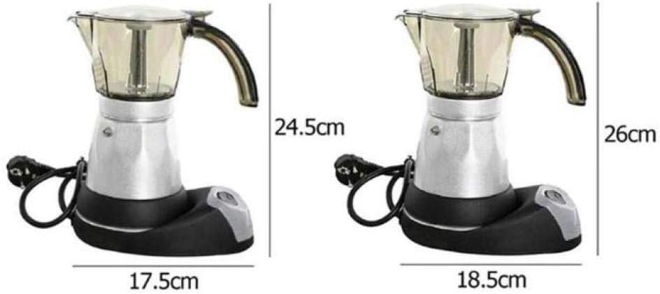 Coffee Machine Coffee Machines Electric Coffee Maker Stainless Steel Espresso Mocha Coffee Pot Espresso Machine 6 People Home Mini Coffee Machine