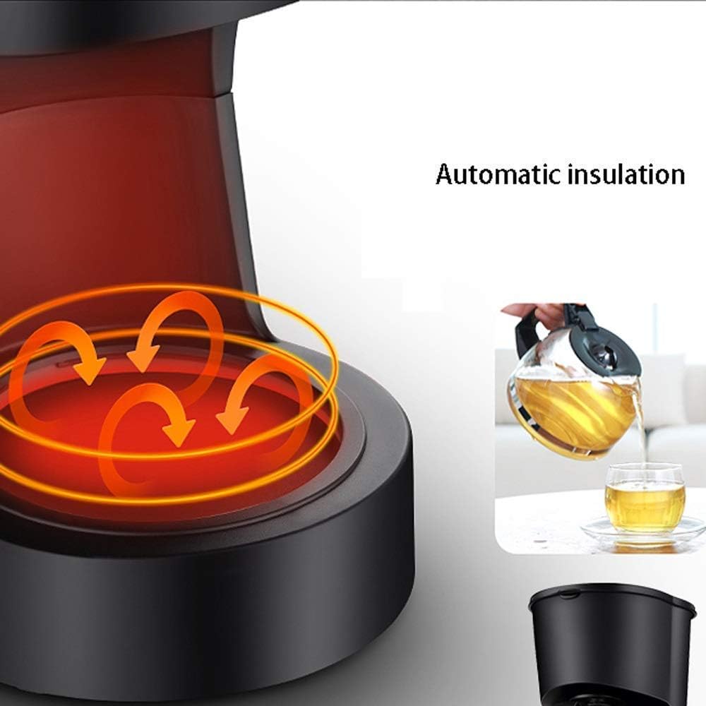 Coffee Machine Coffee Machine, with Filter Coffee Machine,600W Instant Coffee,Espresso,Macchiato Coffee, Anti-Drip Function,High Temperature Resistant