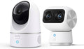 eufy Security Indoor Cam E220, Pan & Tilt Indoor Cam S350, Dual Cameras, 4K UHD Resolution Security Camera with 8× Zoom and 360° PTZ