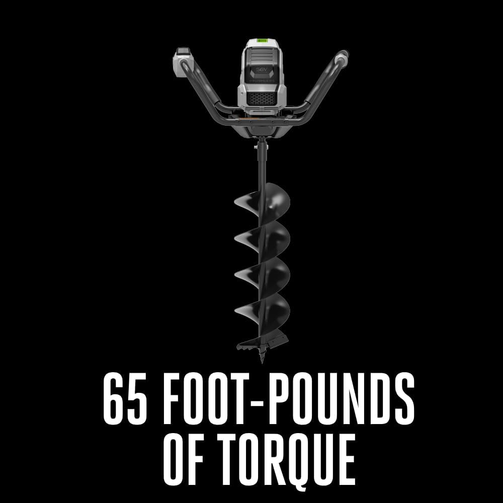 EGO Power+ 8' Auger, Post Hole Digger, Drill Auger for Digging Holes, Electric Cordless, Battery and Charger Not Included - EG0800