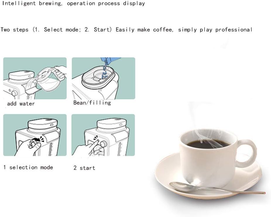 Coffee Machine Coffee Machine Home Small Insulation Automatic, Drip-Type, Grinder Function