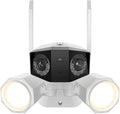 REOLINK 4K 8MP Floodlight Security Camera Outdoor, Dual-Lens Camera w/ 180° FOV, Dual-Band Wi-Fi 6, Color Night Vision with 1800lm Floodlight, Smart AI Detection, IP67 Waterproof, AC (100~240V)