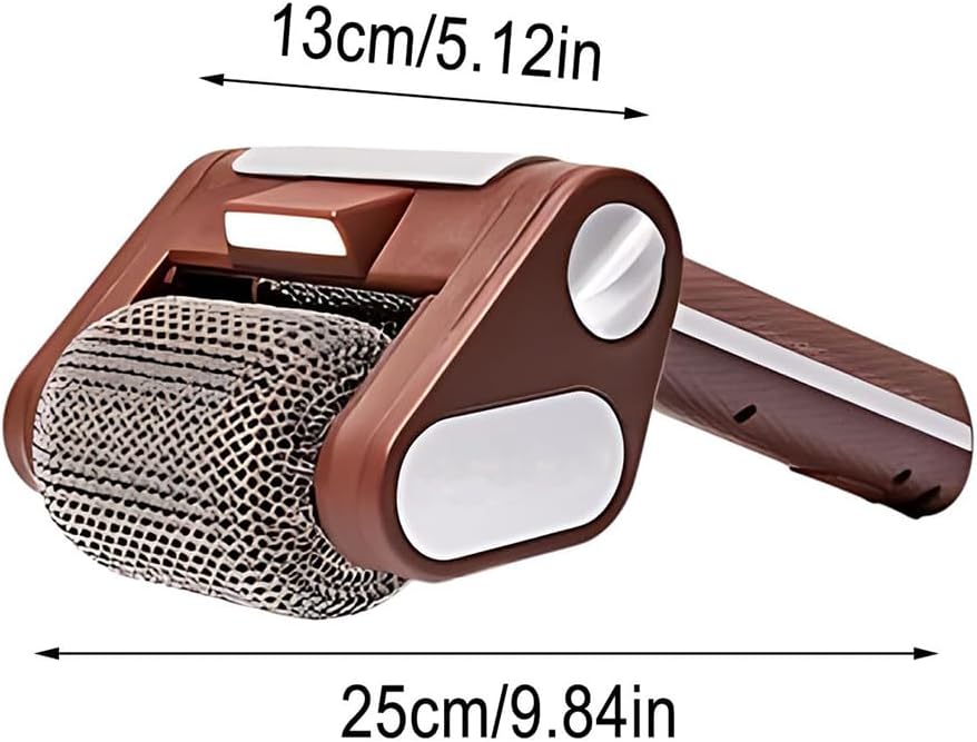 Electric Grill Cleaner Bristle Free, Stainless Cordless & Rechargeable Steel Power Roller with LED Light, Spinning BBQ Grill Brush, 350 RPM High-Speed Cleaning