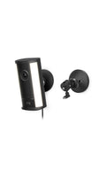 Ring Spotlight Cam Pro, Plug-In (Newest Model), Black with PoE+ Converter Mount