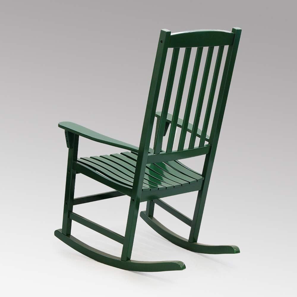 Cambridge Casual Solid Wood Bentley Porch Rocking Chair, Hunter Green