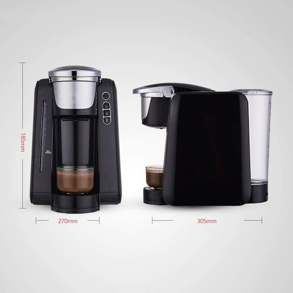Full-automatic Coffee Machine, Tea & Coffee Maker for K Cup, Ground Coffee Thermal Drip Instant Coffee Machine, Brew Strength Control