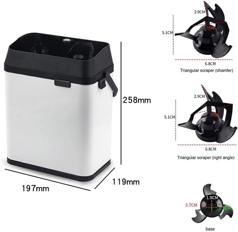 Electric Coffee Portafilter Cleaner,Commercial Coffee Portafilter Cleaner,58mm Automatic Handle Coffee Grounds Cleaning Machine (Black)