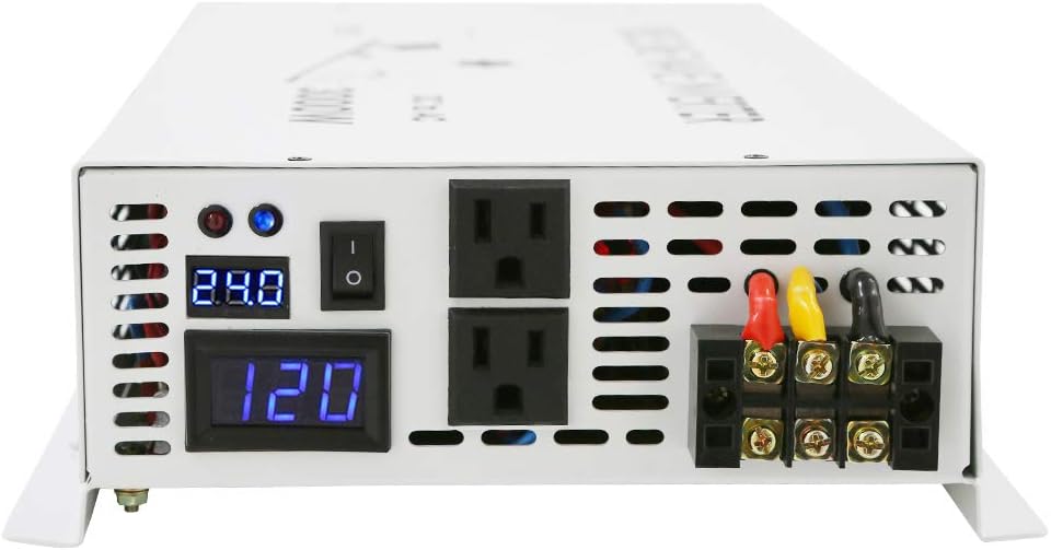 WZRELB 3500W High Frequency 24V 120V Off Grid DC AC Voltage Converter Home Power Supply True Pure Sine Wave Solar Power Inverter Generator