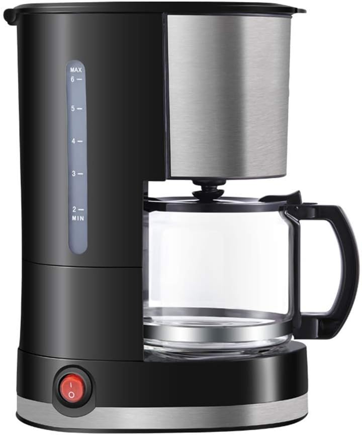 Coffee Machine Fully Automatic Drip Glass Coffee Maker, Stainless Steel, Household Insulation, American Coffee Machine